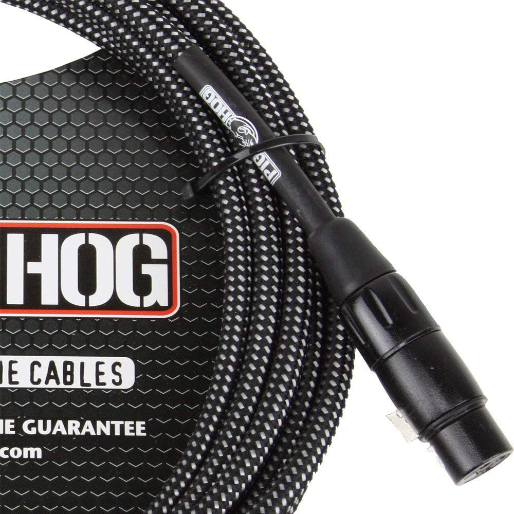 Shure SM58 Cardioid Vocal Microphone & Pig Hog Mic Cable, 20ft XLR - Bundle (Black)