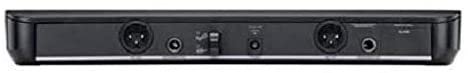 Shure BLX288/PG58 Wireless Microphone System for Two Performers with BLX88 Dual Channel Receiver and Two BLX2 Handheld Transmitters with PG58 Mic Capsules for Lead and Backup Vocal Applications