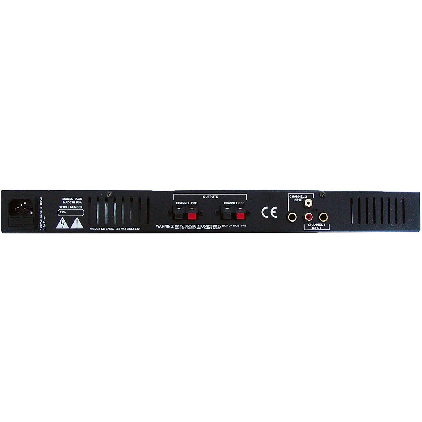 Rolls RA235 2-Channel 35W/Channel Amplifier