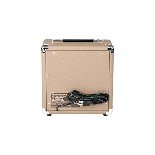 Fender Acoustasonic Guitar Amp for Acoustic Guitar, 15 Watts, with 2-Year Warranty 6 Inch Speaker, Dual Front-Panel inputs, 11.5Hx11.19Wx7.13D Inches, Tan