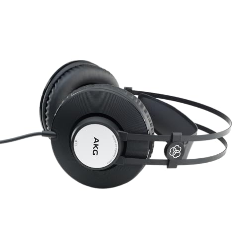 AKG Pro Audio K72 Over-Ear, Closed-Back, High-Sensitivity, High Output 40mm drivers, Studio Professional Headphone. Also Great for Portable Devices. Black.