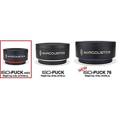 IsoAcoustics Iso-Puck Series Acoustic Isolators (Iso-Puck Mini, 6 lbs max/Unit, 8-Pack)