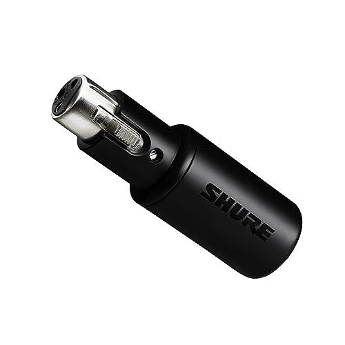 Shure MVX2U XLR-to-USB Digital Interface with Headphone Jack, Integrated Pre-amp with 60dB Gain Control, Zero-Latency Monitoring, 48V Phantom Power, ShurePlus Desktop App, 1m USB-C Cable