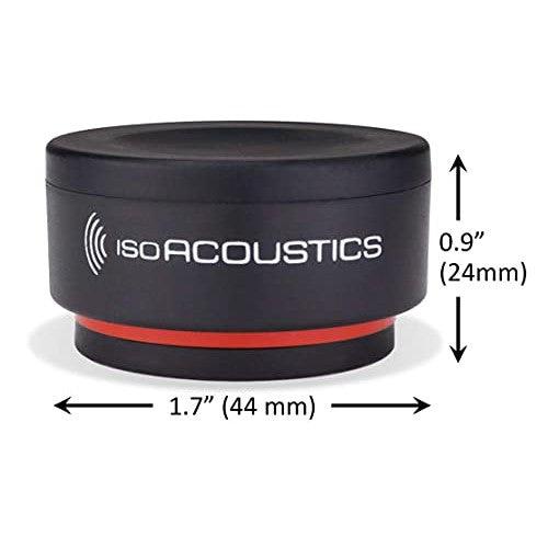 IsoAcoustics Iso-Puck Series Acoustic Isolators (Iso-Puck Mini, 6 lbs max/Unit, 8-Pack)