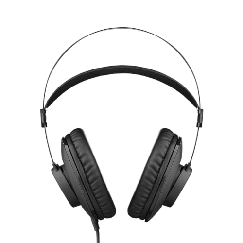 AKG Pro Audio K72 Over-Ear, Closed-Back, High-Sensitivity, High Output 40mm drivers, Studio Professional Headphone. Also Great for Portable Devices. Black.