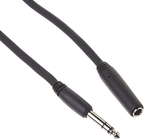 Pig Hog PHX14-25 1/4" TRSF to 1/4" TRSM Headphone Extension Cable, 25 Feet