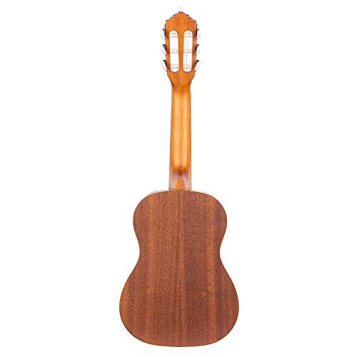 Ortega Guitars 6 String Family Series 1/4 Size Nylon Classical Guitar w/Bag, Right, Cedar Top-Natural-Satin, (R122-1/4)