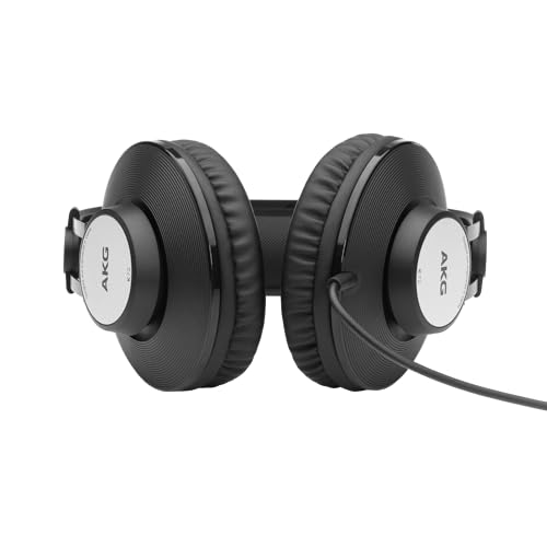 AKG Pro Audio K72 Over-Ear, Closed-Back, High-Sensitivity, High Output 40mm drivers, Studio Professional Headphone. Also Great for Portable Devices. Black.