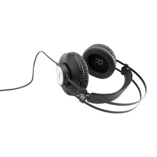 AKG Pro Audio K72 Over-Ear, Closed-Back, High-Sensitivity, High Output 40mm drivers, Studio Professional Headphone. Also Great for Portable Devices. Black.