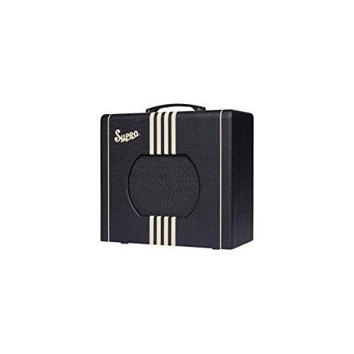 Supro Delta King 10 1x10-inch 5-watt Tube Combo Amp - Black and Cream