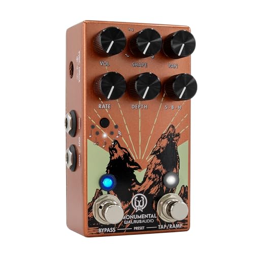 Walrus Audio Monumental Stereo Harmonic Tap Tremolo, Orange