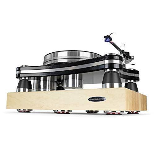 IsoAcoustics Delos Turntable Isolation Butcher Block Series: 2216M2 (22"W x 16"D x 3"H) Maple