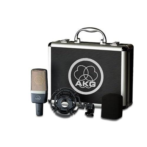 AKG Pro Audio C214 Professional Large-Diaphragm Condenser Microphone, Grey