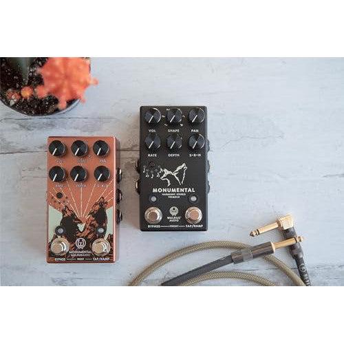 Walrus Audio Monumental Stereo Harmonic Tap Tremolo, Orange