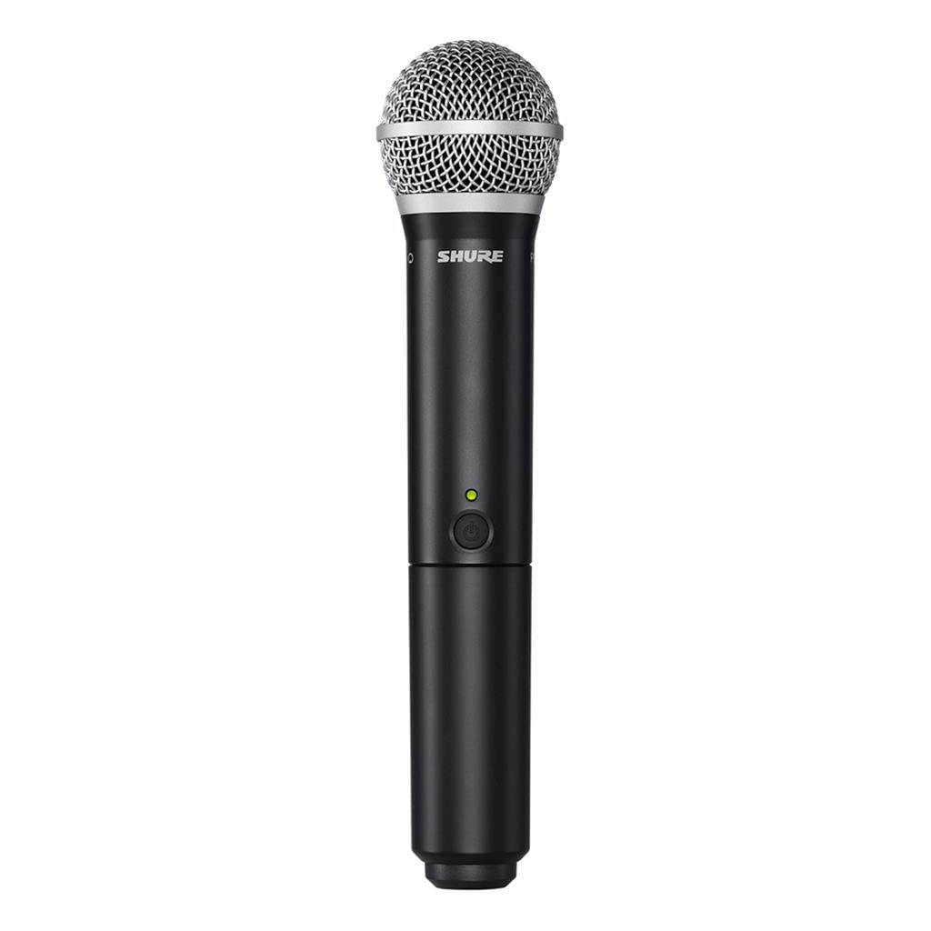 Shure BLX288/PG58 UHF Wireless Microphone System - Perfect for Church, Karaoke, Vocals - 14-Hour Battery Life, 300 ft Range | Includes (2) PG58 Handheld Vocal Mics, Dual Channel Receiver | J11 Band