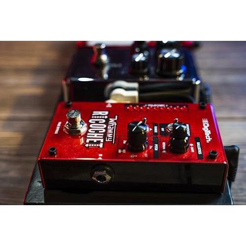 DigiTech Mini Pitch Acoustic Guitar Effect Pedal, Red (Whammy Ricochet)