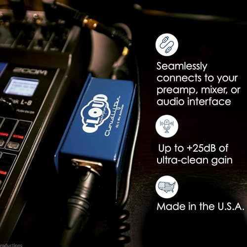 Cloud Microphones - Cloudlifter CL-1 Mic Activator - Ultra-Clean Microphone Preamp Gain - USA Made