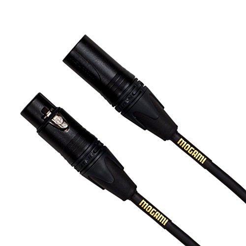 Mogami GOLD STUDIO-25 XLR Microphone Cable, XLR-Female to XLR-Male, 3-Pin, Gold Contacts, Straight Connectors, 25 Foot