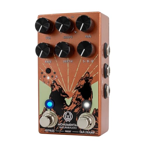 Walrus Audio Monumental Stereo Harmonic Tap Tremolo, Orange