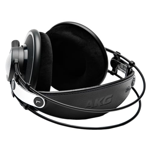 AKG Pro Audio K702 Over-Ear, Open-Back, Flat-Wire, Reference Studio Headphones,Black