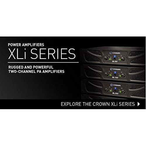 Crown XLi3500 Two-channel, 1350-Watt at 4Ω Power Amplifier