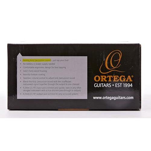 Ortega Guitars Analog Singer-Songwriter Stomp Box with Built-in Passive Piezo for Kick Sound, Natural (ANNALOG)