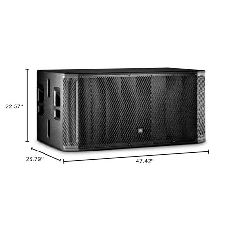 JBL Professional SRX828S Compact Dual Passive Subwoofer System, 18-Inch ,Black