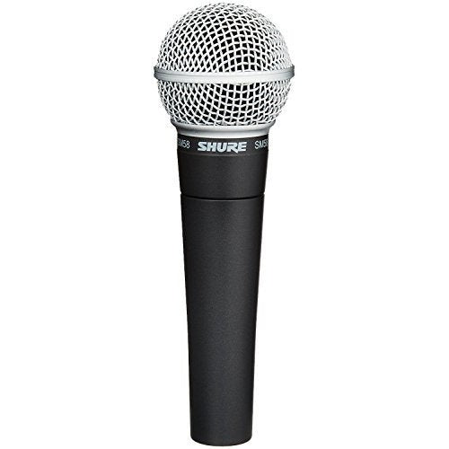 Shure SM58 Cardioid Vocal Microphone & Pig Hog Mic Cable, 20ft XLR - Bundle (Black)