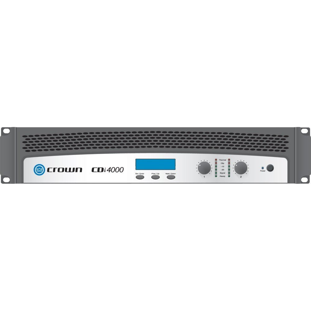 Crown CDi 4000 Two-Channel, 1200-Watt @ 4Ω, 70V/140V Power Amplifier