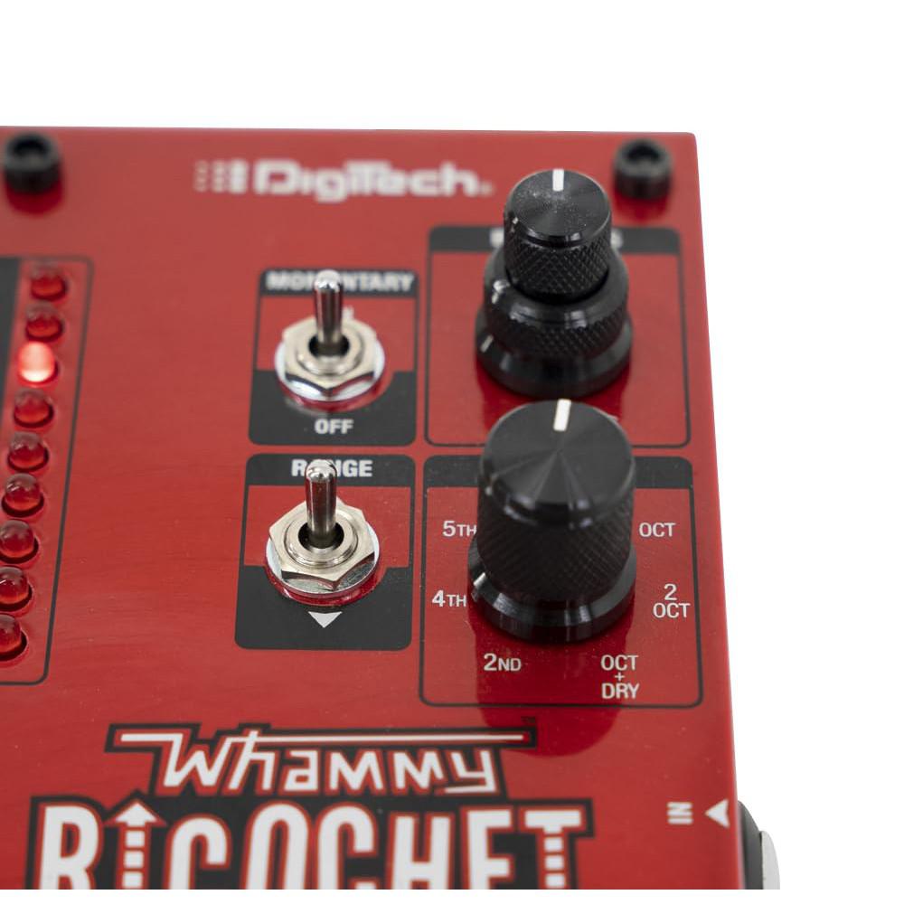 DigiTech Mini Pitch Acoustic Guitar Effect Pedal, Red (Whammy Ricochet)