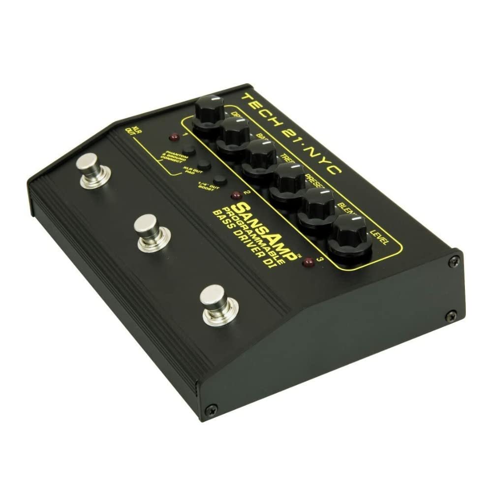 Tech 21 SansAmp Programmable Bass Driver DI Pedal