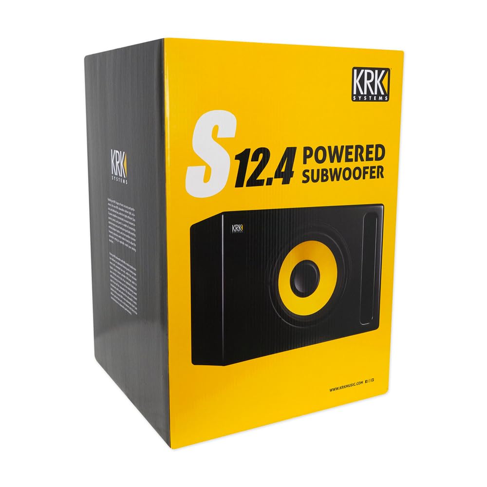 KRK S12.4 S12 Generation 4 12" 220 Watt Powered Studio Subwoofer