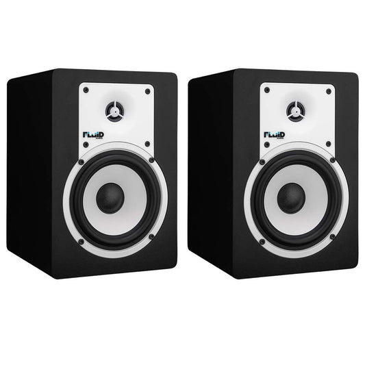 Fluid Audio C5BT: Bluetooth Active Studio Monitor, aptX, TRS, Optical Input, subwoofer Output. 2 x 20W