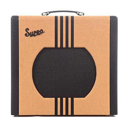 Supro Delta King 12 1x12-inch 15-watt Tube Combo Amp - Tweed and Black