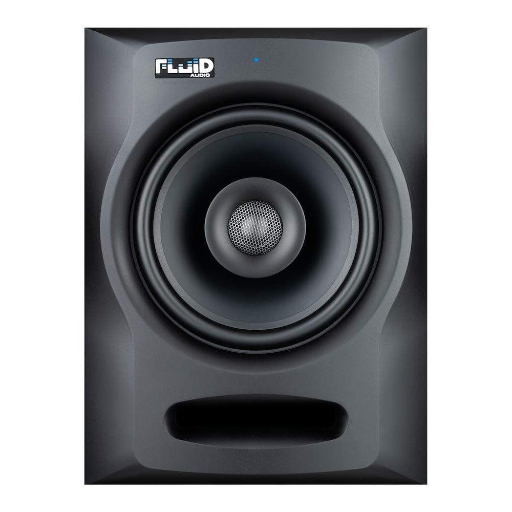 Fluid Audio FX80 Black : 8" Single Point Source Coax Reference Monitor, Bi-Amplified 110w 35Hz - 22kHz (+/-3db)