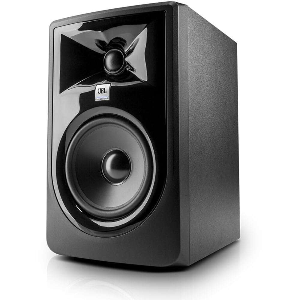 JBL Professional 305P MkII 5-Inch 2-Way Powered, Active Monitor Speakers for Near Field Music Production, Studio Monitor, Desktop Computer, Hi-Fi Audio. Sold as Pair, Black