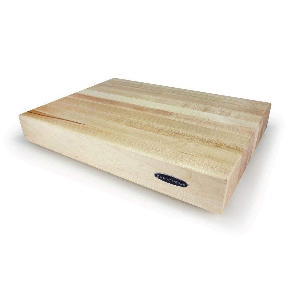 IsoAcoustics Delos Turntable Isolation Butcher Block Series: 2216M2 (22"W x 16"D x 3"H) Maple