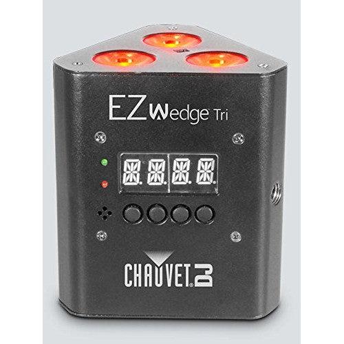 CHAUVET DJ EZwedge Tri Battery-Operated Tri-Color LED Wash Light w/Infared Remote Control