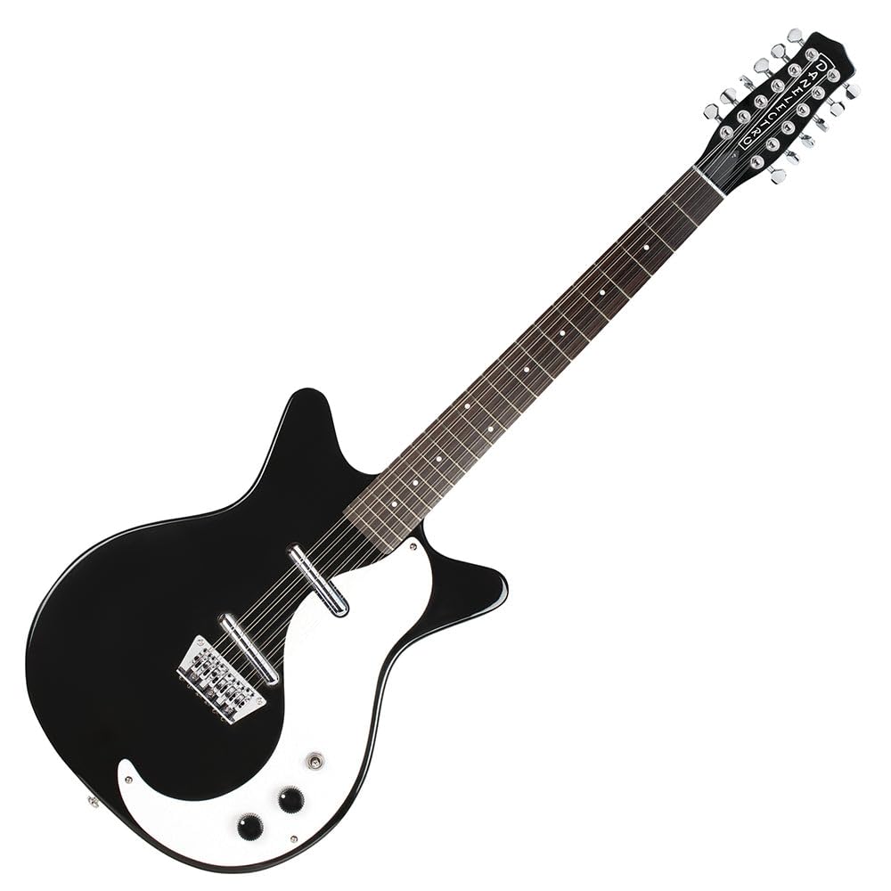 Danelectro 12SDC 12-String Electric Guitar Black