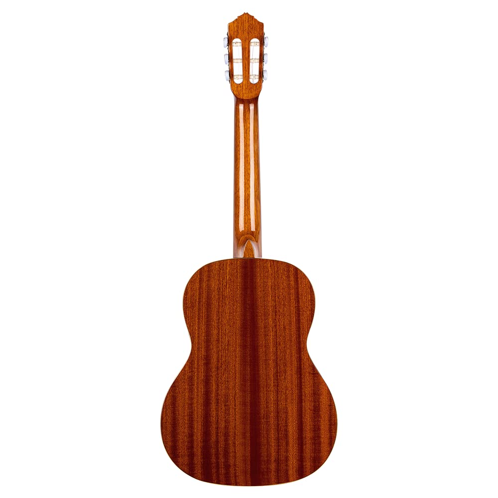 Ortega Guitars 6 String Family Series Full Size Nylon Classical Guitar w/Bag, Right, Cedar Top-Natural-Gloss, (R122G)