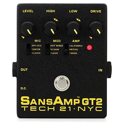 Tech 21 SansAmp GT2 Tube Amp Emulator Pedal