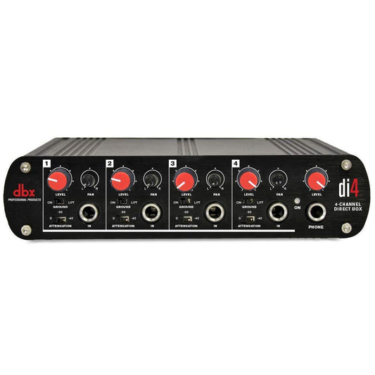 dbx DI4 Active 4-Channel Direct Box with Line Mixer