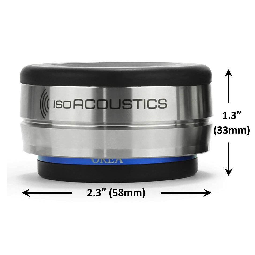 IsoAcoustics Orea Series Audio Equipment Isolators (Indigo - 16 lbs Max/pc)