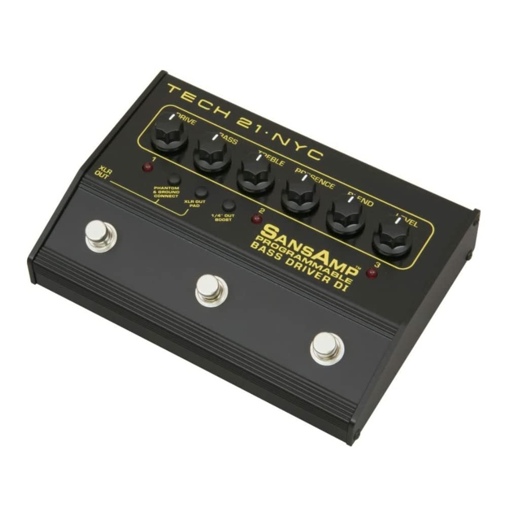 Tech 21 SansAmp Programmable Bass Driver DI Pedal