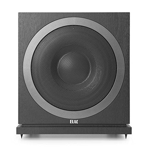 ELAC Debut 2.0 SUB3010 10” Powered Subwoofer with AutoEQ, Black - Custom Driver & 400-Watt BASH Amplifier - Braced MDF Cabinets