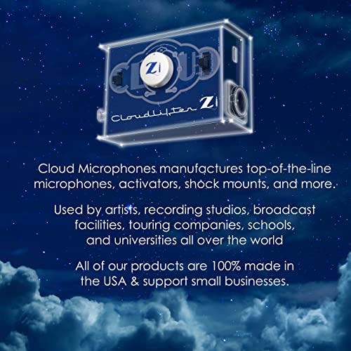 Cloud Microphones - Cloudlifter Zi - Vari-Z Instrument DI and Mic Activator for Bass/Guitar/Voice - Ultra Clean Microphone Preamp Gain - Variable Impedance Control - USA Made