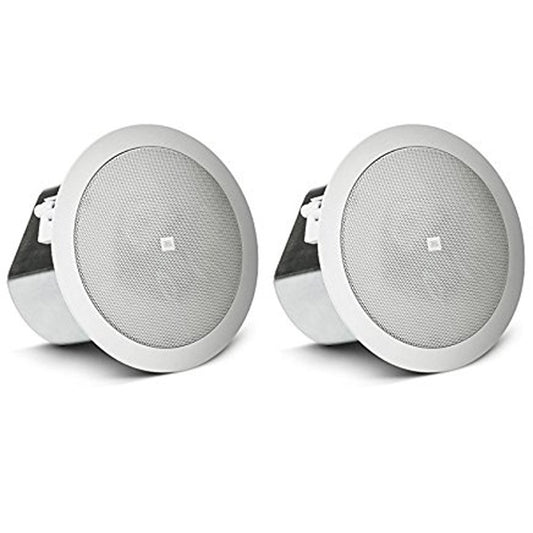 JBL Professional Control 12C/T Compact 3-Inch Ceiling Loudspeaker, White, Sold as Pair