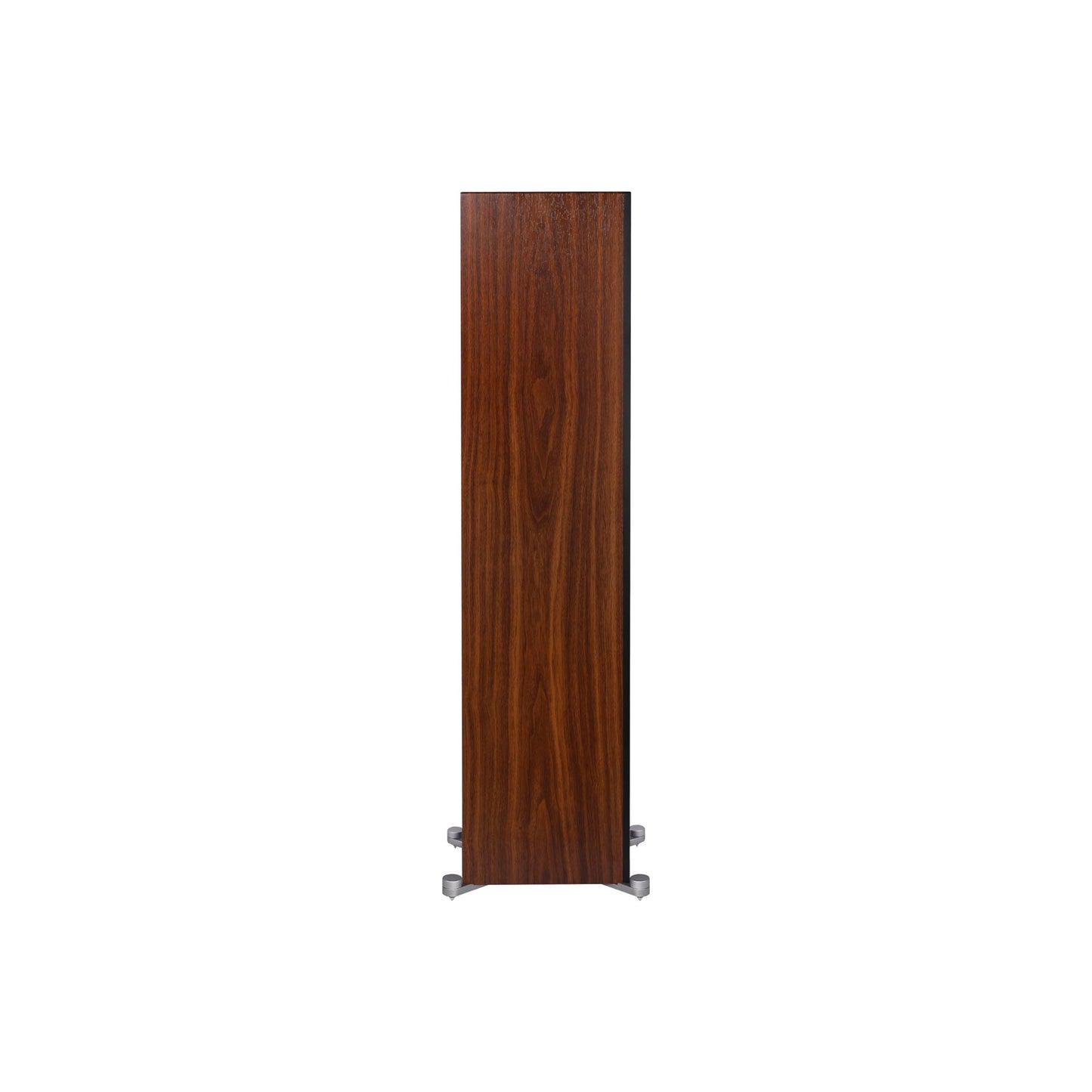 ELAC Debut Reference Floor Standing Speaker, Walnut or Oak Single Tower Speaker for Home Theater, Black Baffle with Walnut Sides