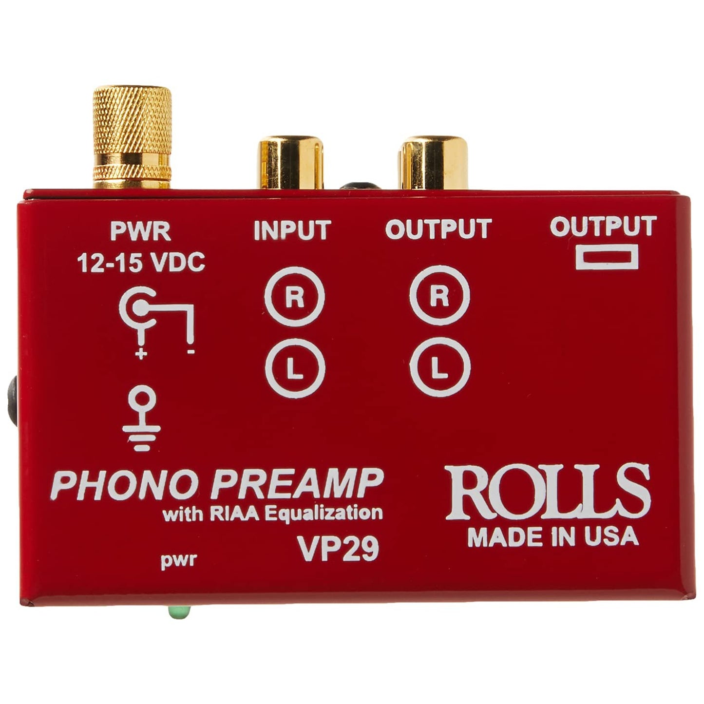 rolls Phono Preamp, Red (VP29)