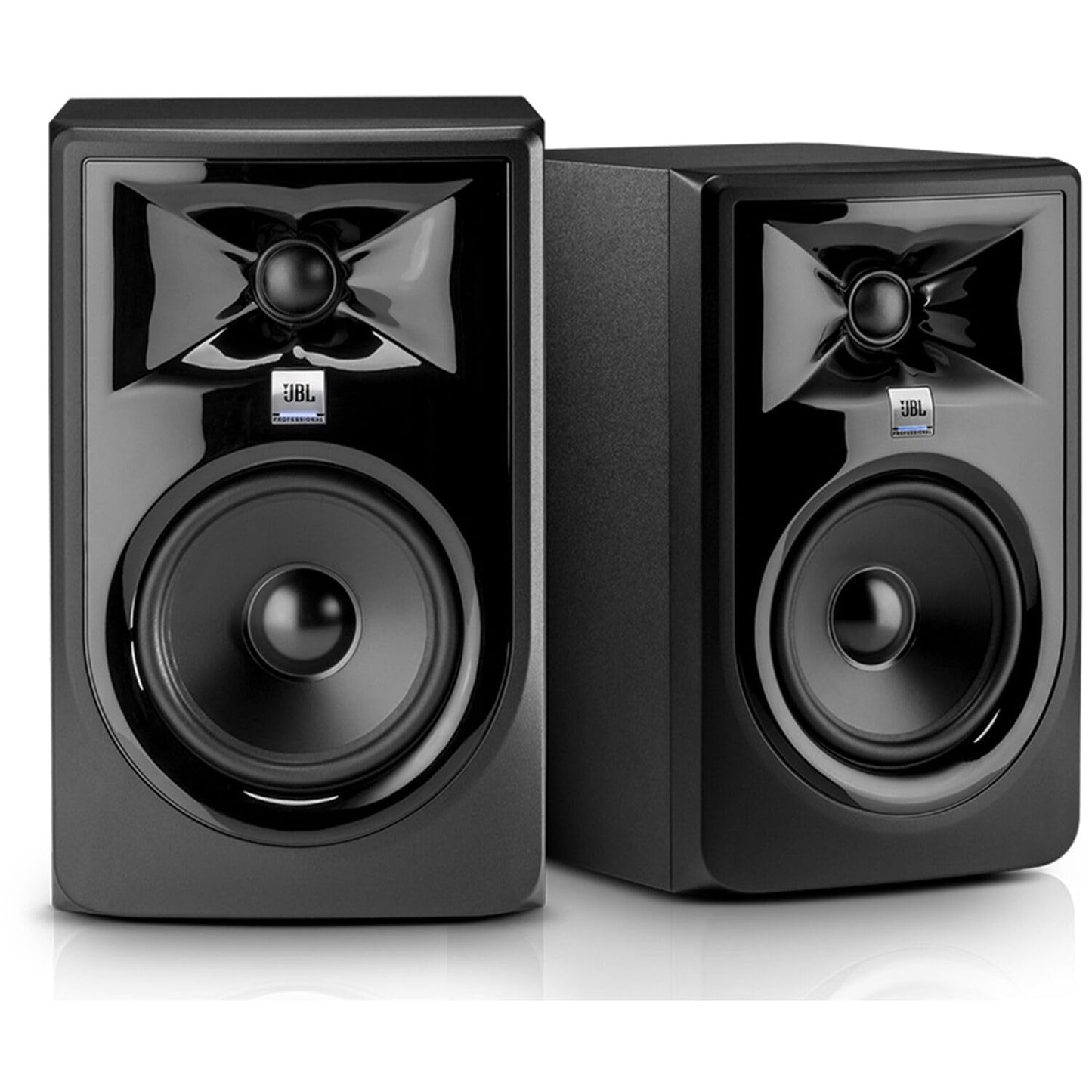 JBL Professional 305P MkII 5-Inch 2-Way Powered, Active Monitor Speakers for Near Field Music Production, Studio Monitor, Desktop Computer, Hi-Fi Audio. Sold as Pair, Black